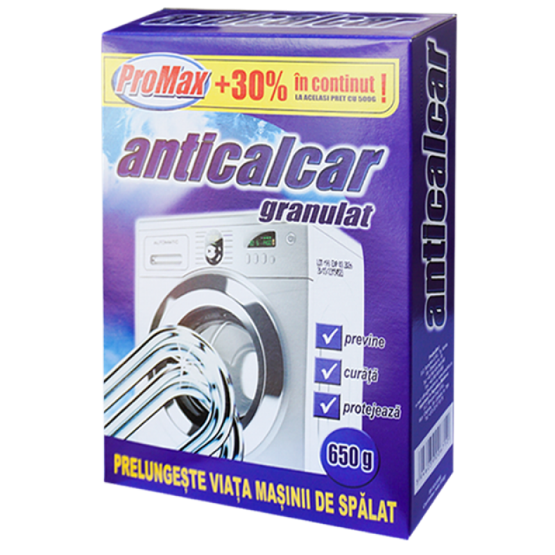 Anticalcar pentru masina de spalat granulat 650 g Promax